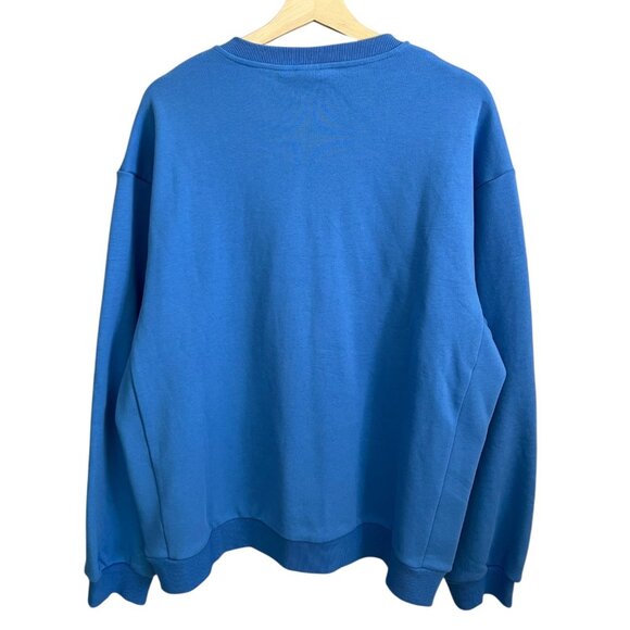 Scenes Soccer Mens Seleccion NYC Crewneck Sweatshirt Blue Small Streetwear - Picture 2 of 12